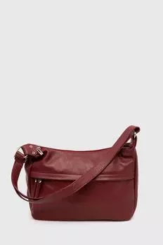 Кожаная сумочка Answear Lab, красный