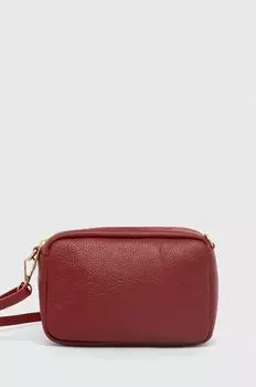 Кожаная сумочка Answear Lab, красный