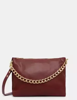 Кожаная сумочка Answear Lab, красный