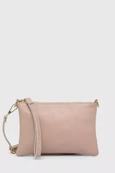 Кожаная сумочка Answear Lab, розовый