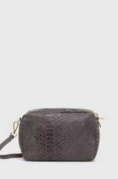 Кожаная сумочка Answear Lab, серый