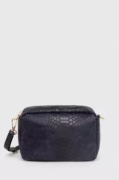 Кожаная сумочка Answear Lab, темно-синий