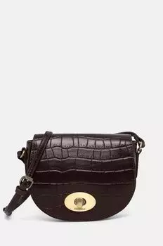 Кожаная сумочка Barbour, коричневый