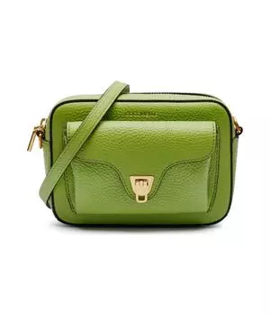 Кожаная сумочка beat soft Coccinelle, зеленый