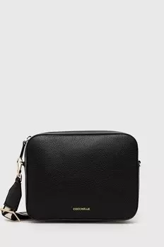 Кожаная сумочка Coccinelle, черный