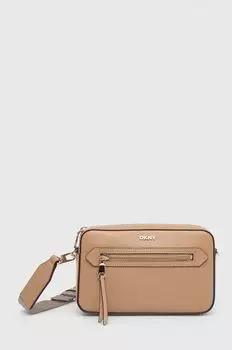 Кожаная сумочка Dkny, бежевый