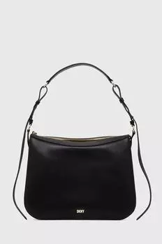 Кожаная сумочка Dkny, черный