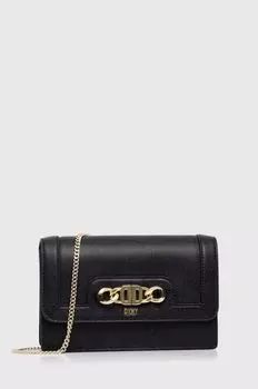 Кожаная сумочка Dkny, черный