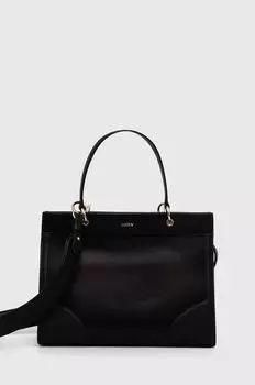 Кожаная сумочка Dkny, черный