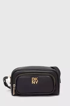 Кожаная сумочка Dkny, черный