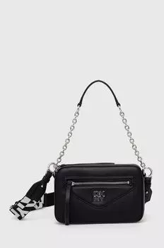 Кожаная сумочка Dkny, черный