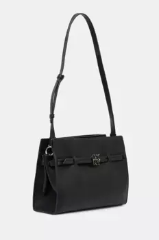 Кожаная сумочка Dkny, черный