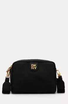 Кожаная сумочка Dkny, черный
