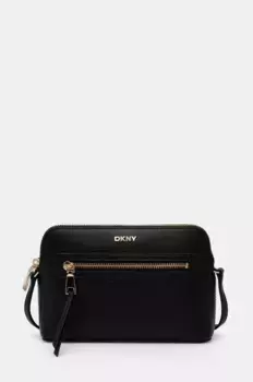 Кожаная сумочка Dkny, черный