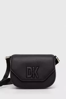Кожаная сумочка Дкны DKNY, черный