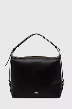 Кожаная сумочка Дкны DKNY, черный