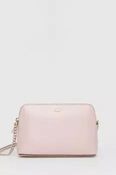 Кожаная сумочка Дкны DKNY, розовый