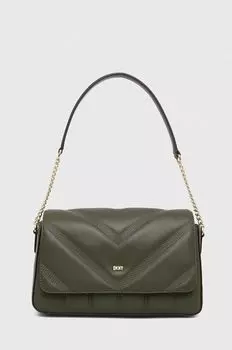 Кожаная сумочка Дкны DKNY, зеленый