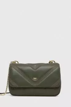 Кожаная сумочка Дкны DKNY, зеленый