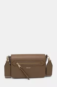 Кожаная сумочка Dkny, зеленый