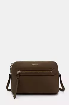 Кожаная сумочка Dkny, зеленый