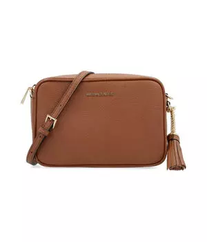 Кожаная сумочка Джинни Michael Kors, коричневый