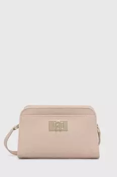 Кожаная сумочка Furla, бежевый