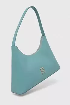 Кожаная сумочка Furla, бирюзовый