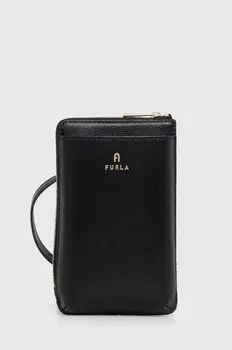 Кожаная сумочка Furla, черный