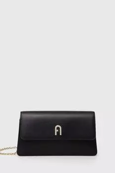 Кожаная сумочка Furla, черный