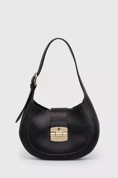 Кожаная сумочка Furla, черный