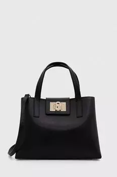 Кожаная сумочка Furla, черный