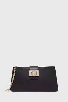 Кожаная сумочка Furla, черный