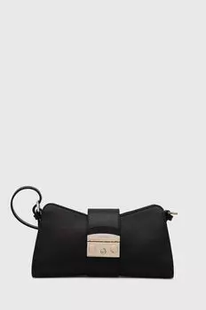 Кожаная сумочка Furla, черный