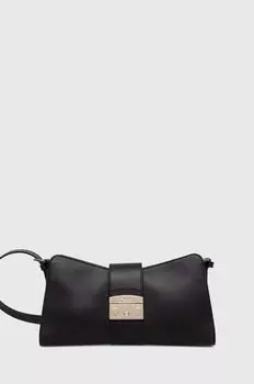 Кожаная сумочка Furla, черный
