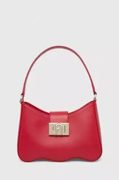 Кожаная сумочка Furla, красный