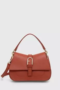 Кожаная сумочка Furla, оранжевый
