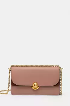 Кожаная сумочка Furla, оранжевый