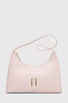 Кожаная сумочка Furla, розовый