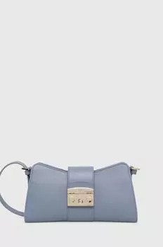 Кожаная сумочка Furla, синий