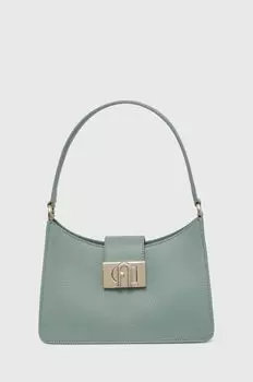 Кожаная сумочка Furla, зеленый