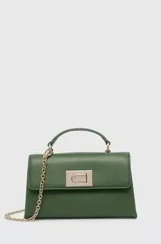Кожаная сумочка Furla, зеленый
