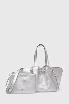 Кожаная сумочка Gianni Chiarini, серебро