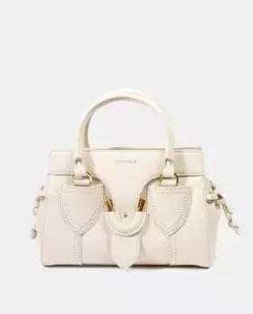 Кожаная сумочка из коллекции York Coccinelle, белый