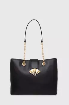 Кожаная сумочка Karl Lagerfeld, черный