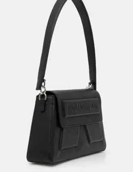Кожаная сумочка Karl Lagerfeld, черный