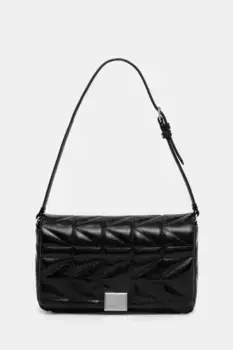 Кожаная сумочка Karl Lagerfeld, черный