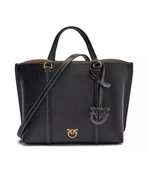 Кожаная сумочка Кэрри Pinko, черный