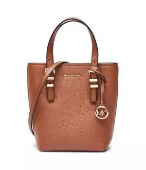 Кожаная сумочка Куинн Michael Kors, коричневый