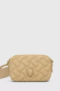 Кожаная сумочка Kurt Geiger London, бежевый